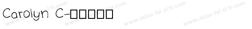 Carolyn C字体转换